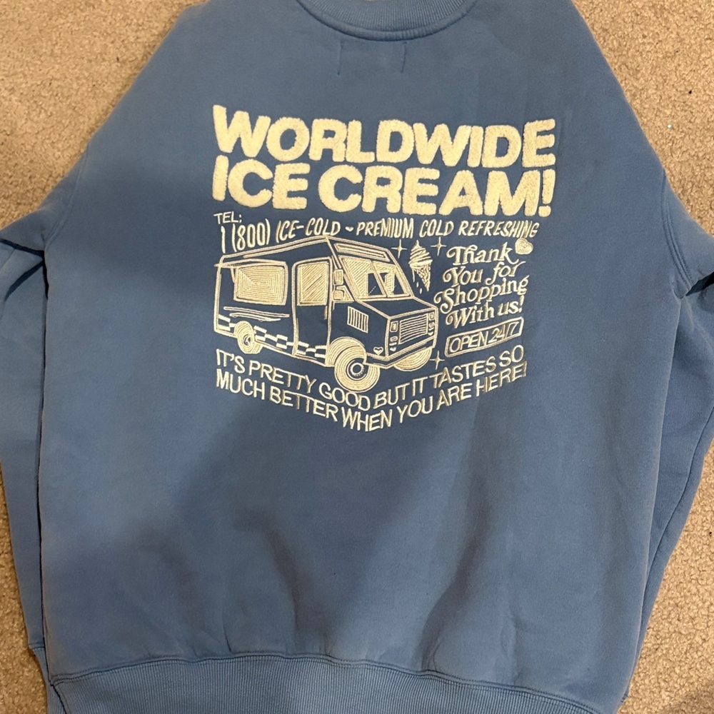 Dandy worldwide ice cream sweatshirt